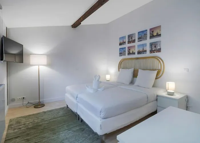 Apartamento Duplex Avec Terrasse #8 Pers #panthéon#la Sorbonne París